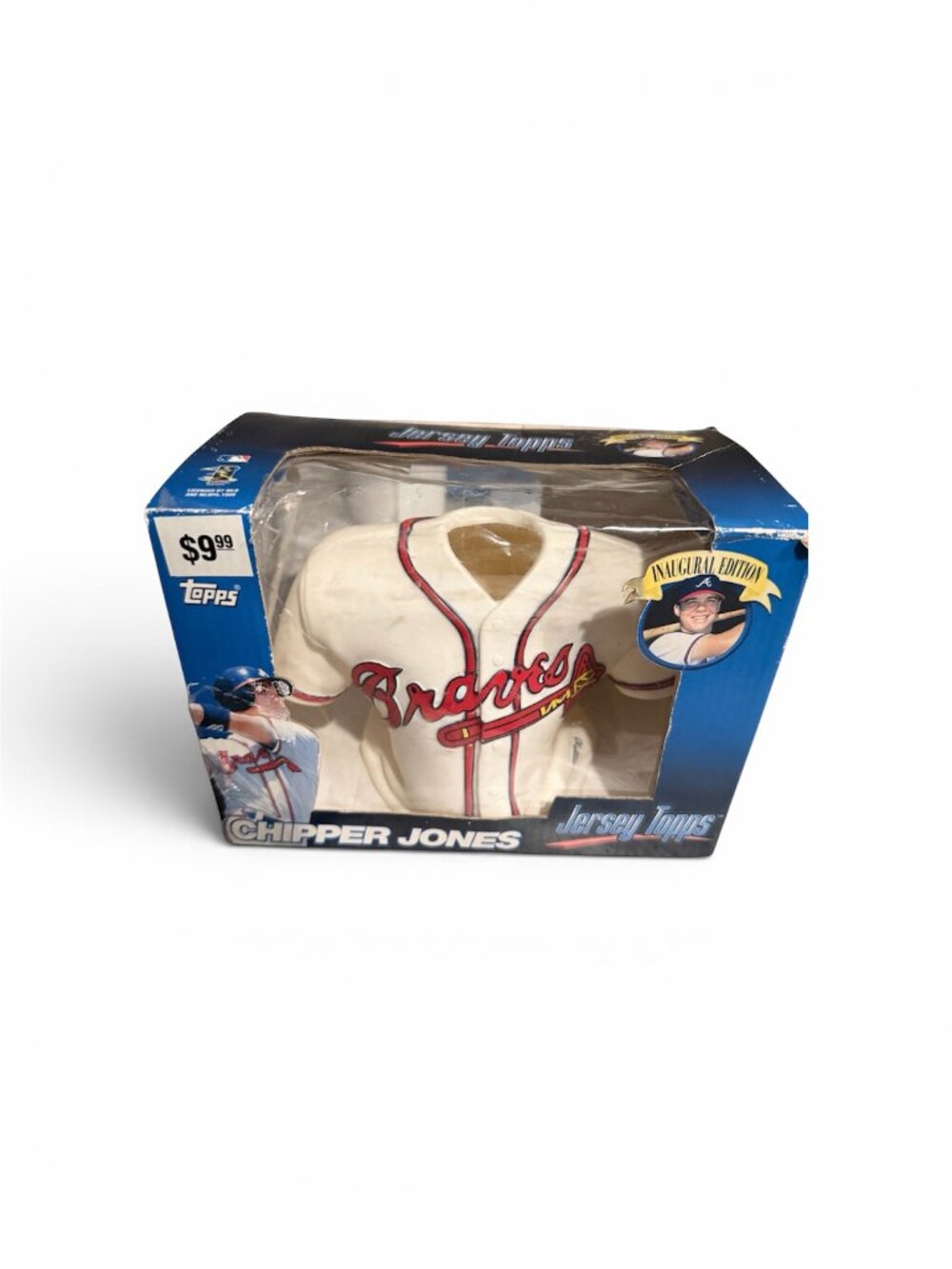 1999 Topps Jersey Chipper Jones Atlanta Braves 5" Tall With Box (READ DESCRIPT)
